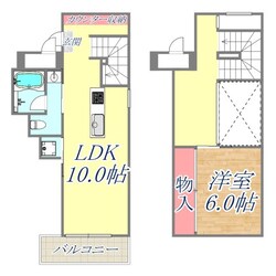 キャトルセゾンの物件間取画像